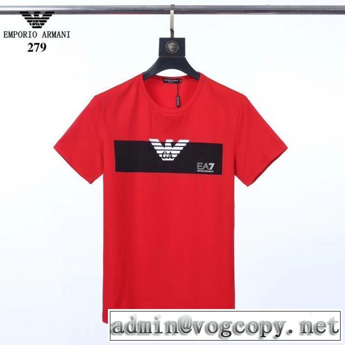 アルマーニ ARMANI大人のカジュアルスタイル 洗練された印象に 半袖Tシャツ 多色可選 2019春夏は人気定番