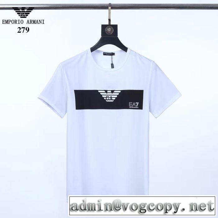 アルマーニ ARMANI大人のカジュアルスタイル 洗練された印象に 半袖Tシャツ 多色可選 2019春夏は人気定番