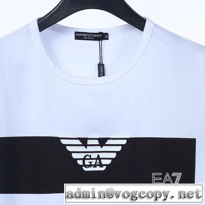 アルマーニ ARMANI大人のカジュアルスタイル 洗練された印象に 半袖Tシャツ 多色可選 2019春夏は人気定番