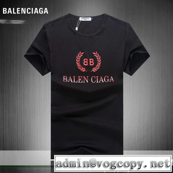 今年の正解大人気新作 季節感をプラス人気商品 2019 BALENCIAGA バレンシアガ 半袖Tシャツ 3色可選