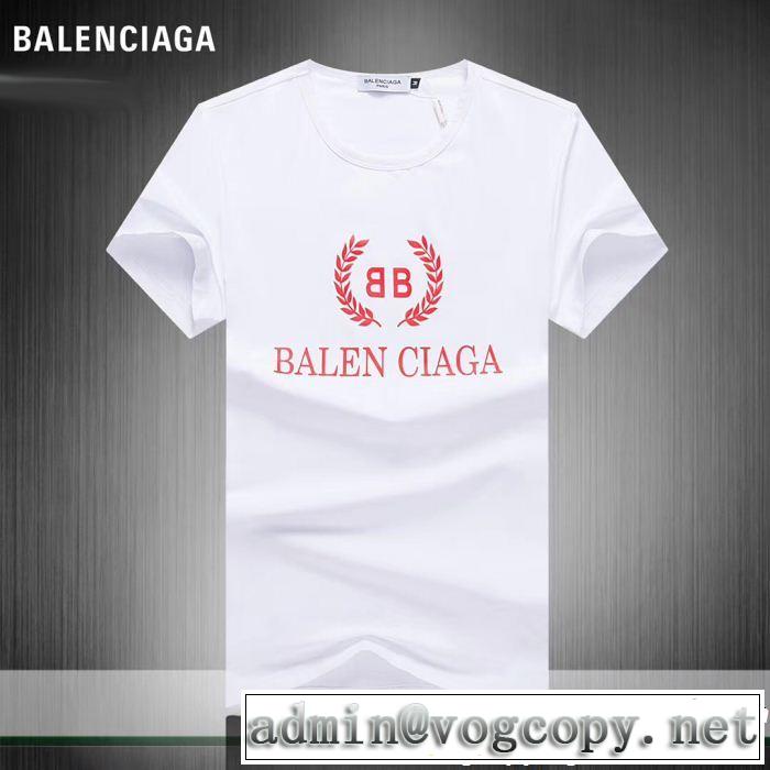 今年の正解大人気新作 季節感をプラス人気商品 2019 BALENCIAGA バレンシアガ 半袖Tシャツ 3色可選
