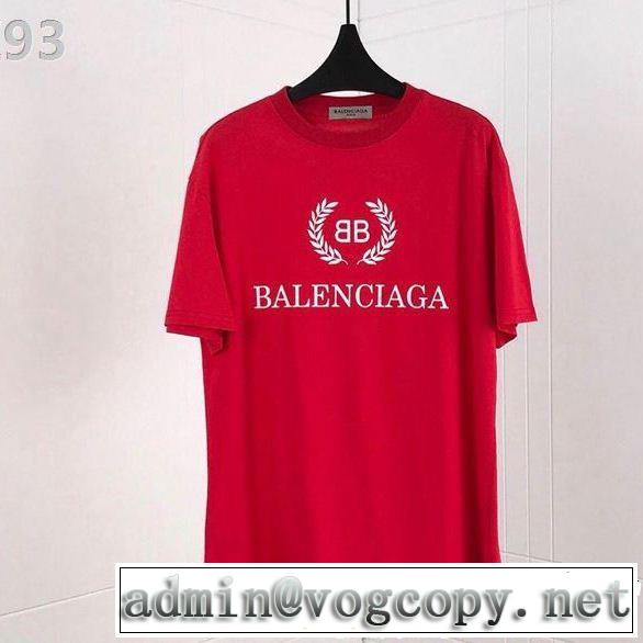 多色可選 2019即旬な装いに Tシャツ/ティーシャツ  夏にぴったり限定アイテム バレンシアガ BALENCIAGA