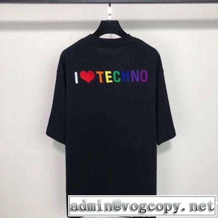 目を引く存在感抜群  2色可選 Tシャツ/ティーシャツ  魅力的な今年らしい バレンシアガ BALENCIAGA