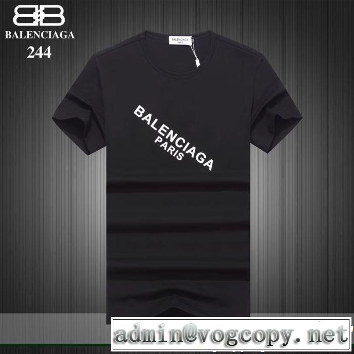 BALENCIAGA バレンシアガ 半袖Tシャツ 3色可選 最も目立ったブランド新品 2019年最新ファッション