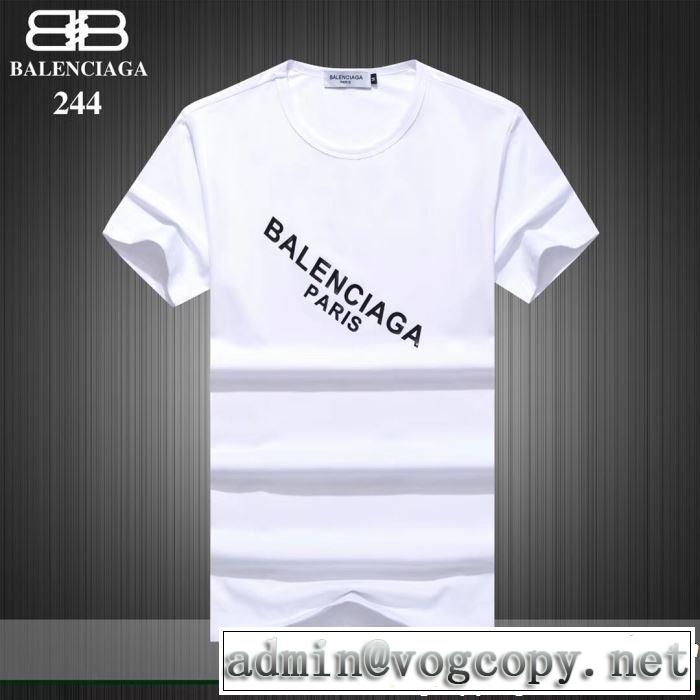 BALENCIAGA バレンシアガ 半袖Tシャツ 3色可選 最も目立ったブランド新品 2019年最新ファッション