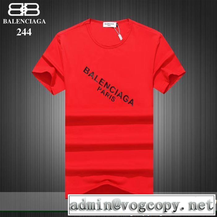 BALENCIAGA バレンシアガ 半袖Tシャツ 3色可選 最も目立ったブランド新品 2019年最新ファッション