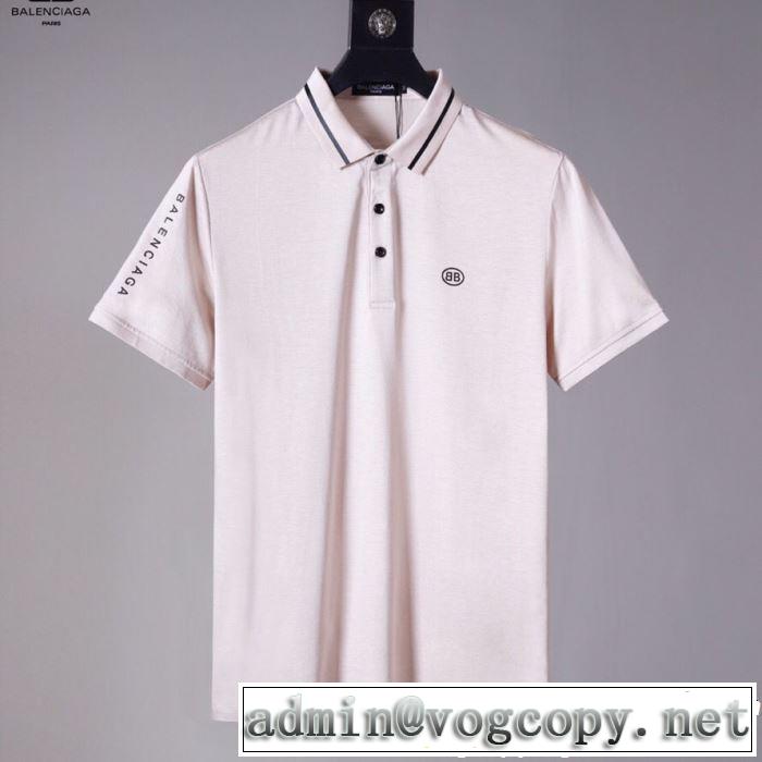 BALENCIAGA バレンシアガ 半袖Tシャツ 2色可選 《2019年》今、注目のストリート オシャレ印象で人気の高い