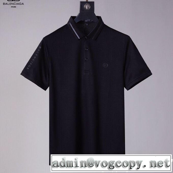 BALENCIAGA バレンシアガ 半袖Tシャツ 2色可選 《2019年》今、注目のストリート オシャレ印象で人気の高い