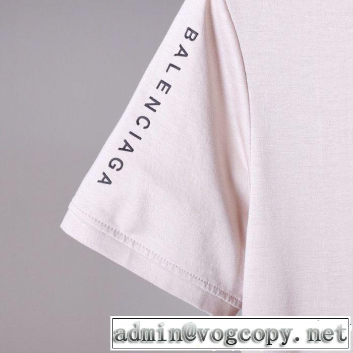 BALENCIAGA バレンシアガ 半袖Tシャツ 2色可選 《2019年》今、注目のストリート オシャレ印象で人気の高い