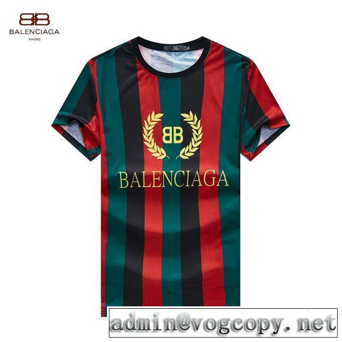 2019年春夏シーズンの人気 大人の可愛さを引き立て BALENCIAGA バレンシアガ 半袖Tシャツ 2色可選