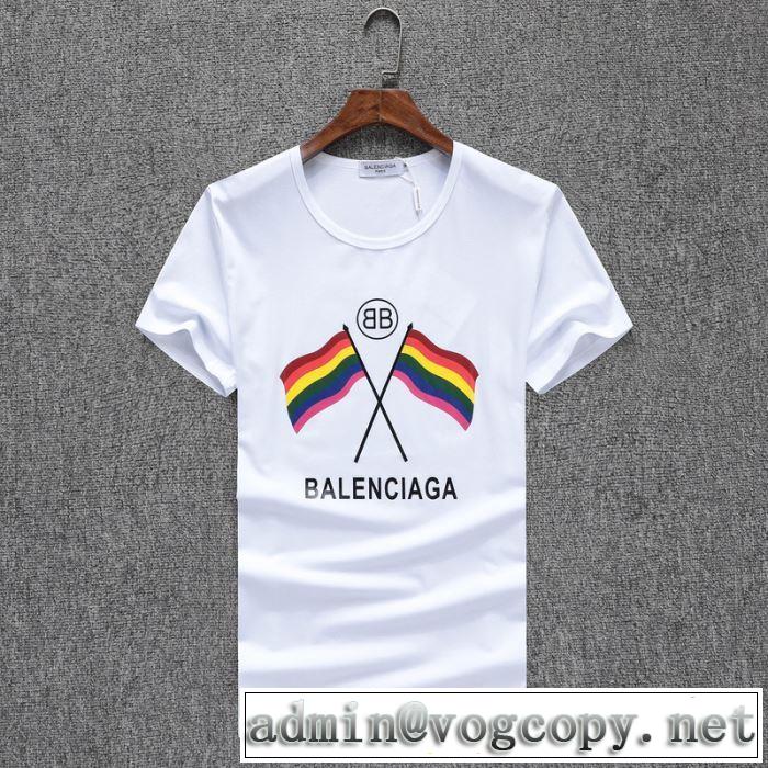 バレンシアガ BALENCIAGA 半袖Tシャツ 2色可選 2019年春夏のトレンドアイテム 高級感が好評です