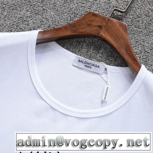 バレンシアガ BALENCIAGA 半袖Tシャツ 2色可選 2019年春夏のトレンドアイテム 高級感が好評です