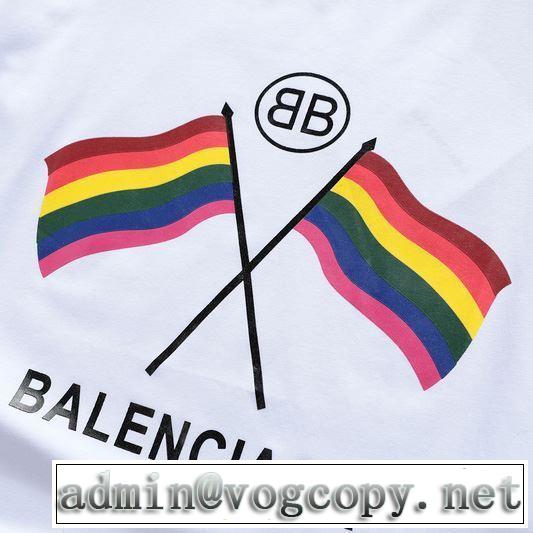 バレンシアガ BALENCIAGA 半袖Tシャツ 2色可選 2019年春夏のトレンドアイテム 高級感が好評です