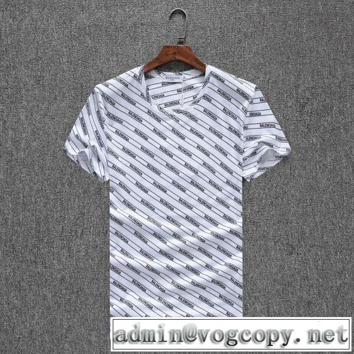 【2019春夏】最新コレクション お洒落トレンド人気 バレンシアガ BALENCIAGA 半袖Tシャツ 2色可選