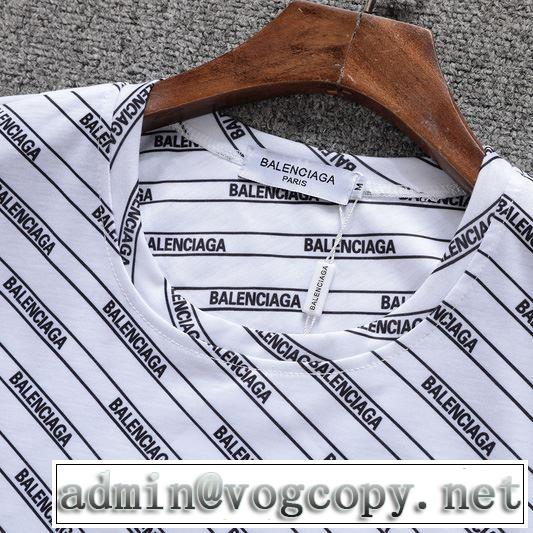【2019春夏】最新コレクション お洒落トレンド人気 バレンシアガ BALENCIAGA 半袖Tシャツ 2色可選