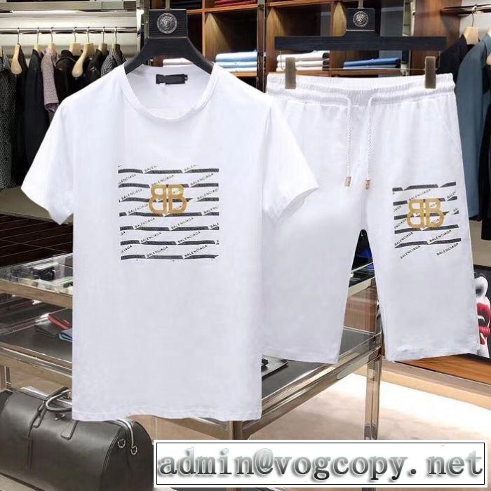 上下セット 2色可選 《2019年》今、注目のストリート 人気夏ファションおすすめ バレンシアガ BALENCIAGA