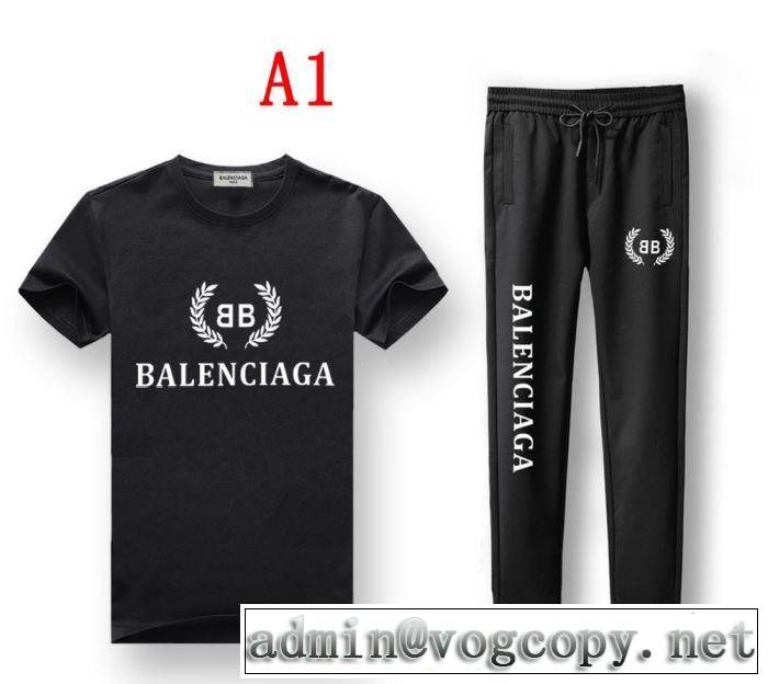 4色可選 上下セット 今季トレンドの限定アイテム 2019春夏の大注目トレンド バレンシアガ BALENCIAGA