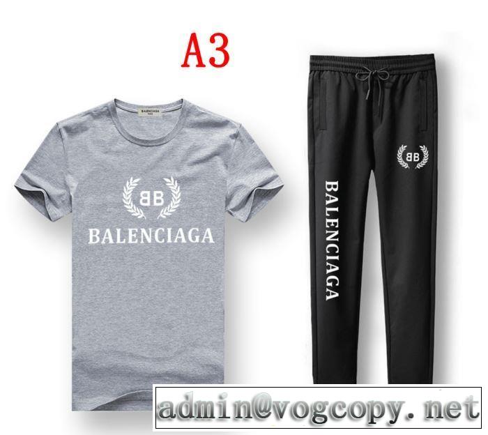 4色可選 上下セット 今季トレンドの限定アイテム 2019春夏の大注目トレンド バレンシアガ BALENCIAGA