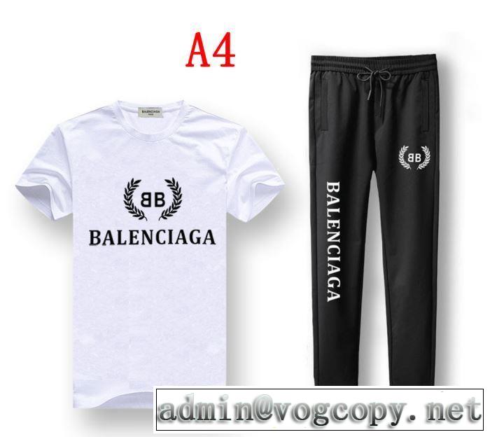4色可選 上下セット 今季トレンドの限定アイテム 2019春夏の大注目トレンド バレンシアガ BALENCIAGA