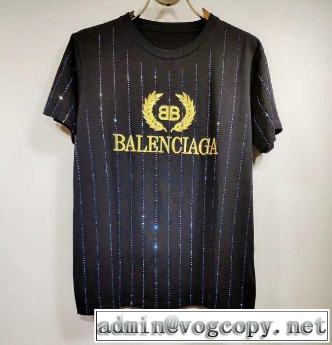 男女兼用 2色可選  半袖Tシャツ 春夏のトレンドアイテム 2019春夏トレンドアイテム バレンシアガ BALENCIAGA