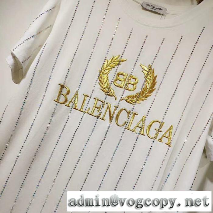 男女兼用 2色可選  半袖Tシャツ 春夏のトレンドアイテム 2019春夏トレンドアイテム バレンシアガ BALENCIAGA