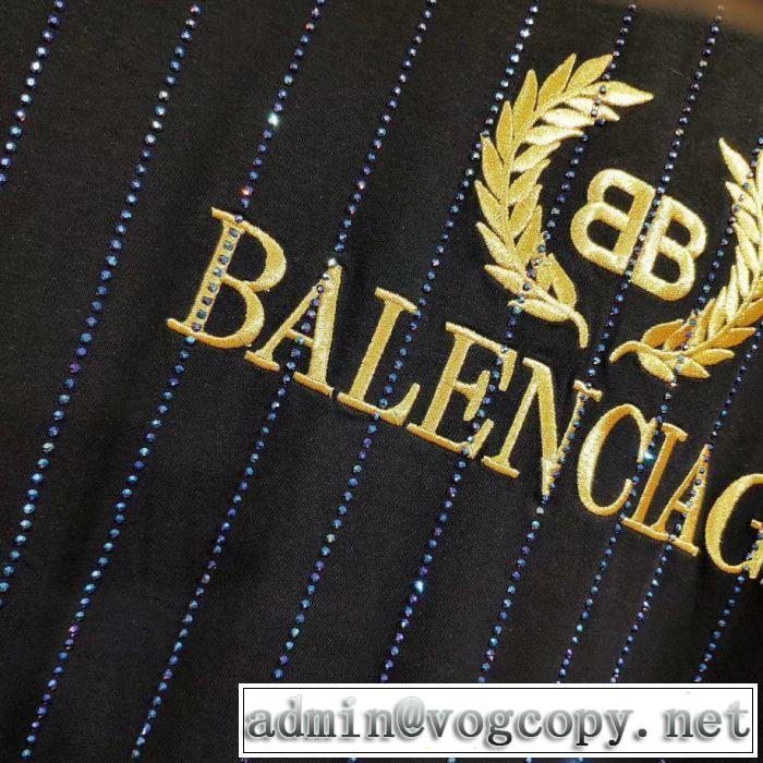 男女兼用 2色可選  半袖Tシャツ 春夏のトレンドアイテム 2019春夏トレンドアイテム バレンシアガ BALENCIAGA