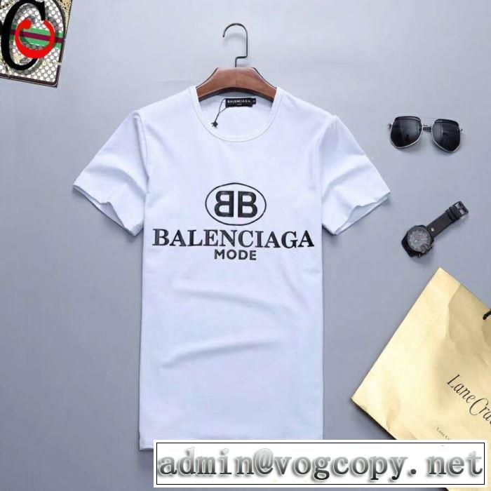 バレンシアガ BALENCIAGA 半袖Tシャツ 2色可選 春夏のトレンドアイテム 2019春夏も引き続きトレンド