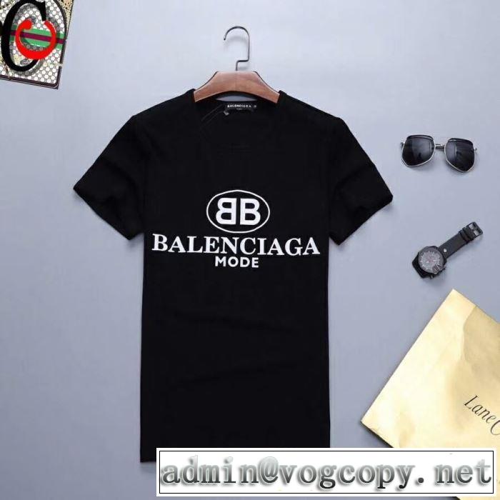 バレンシアガ BALENCIAGA 半袖Tシャツ 2色可選 春夏のトレンドアイテム 2019春夏も引き続きトレンド