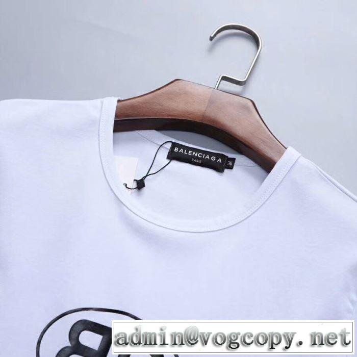 バレンシアガ BALENCIAGA 半袖Tシャツ 2色可選 春夏のトレンドアイテム 2019春夏も引き続きトレンド