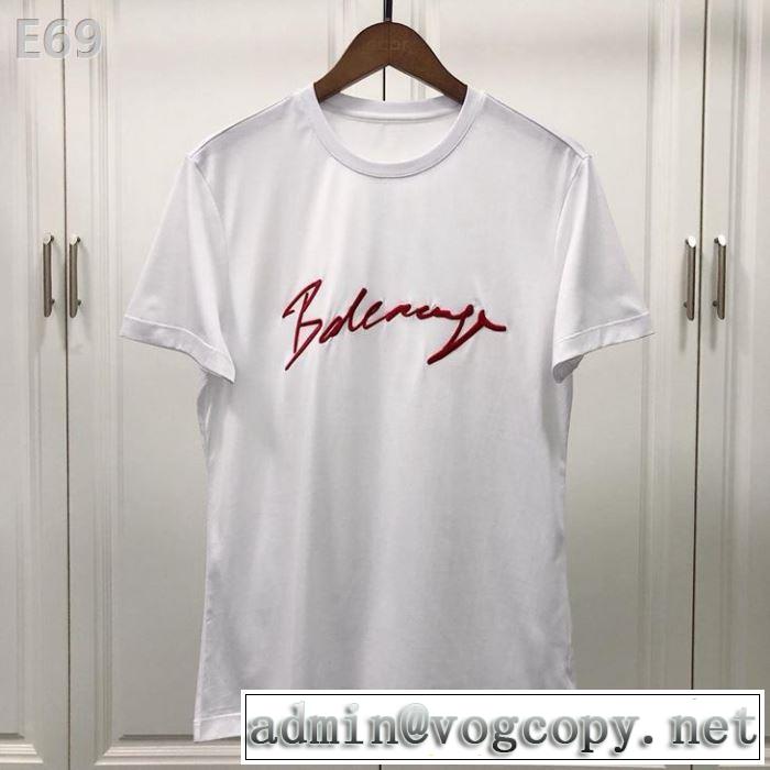 バレンシアガ BALENCIAGA 半袖Tシャツ 2色可選 2019春夏トレンドアイテム 今季流行りの人気新作