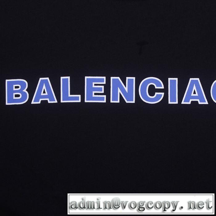 2019春夏も引き続きトレンド バレンシアガ 大人のカジュアルスタイル BALENCIAGA 2色可選 半袖Tシャツ 洗練された印象に