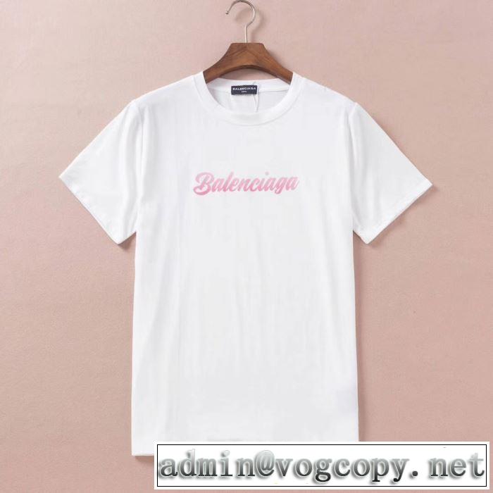 素敵なスタイルで夏の定番 バレンシアガ 2019SSのトレンド商品 BALENCIAGA 2色可選 半袖Tシャツ 今年春夏ファション流行り