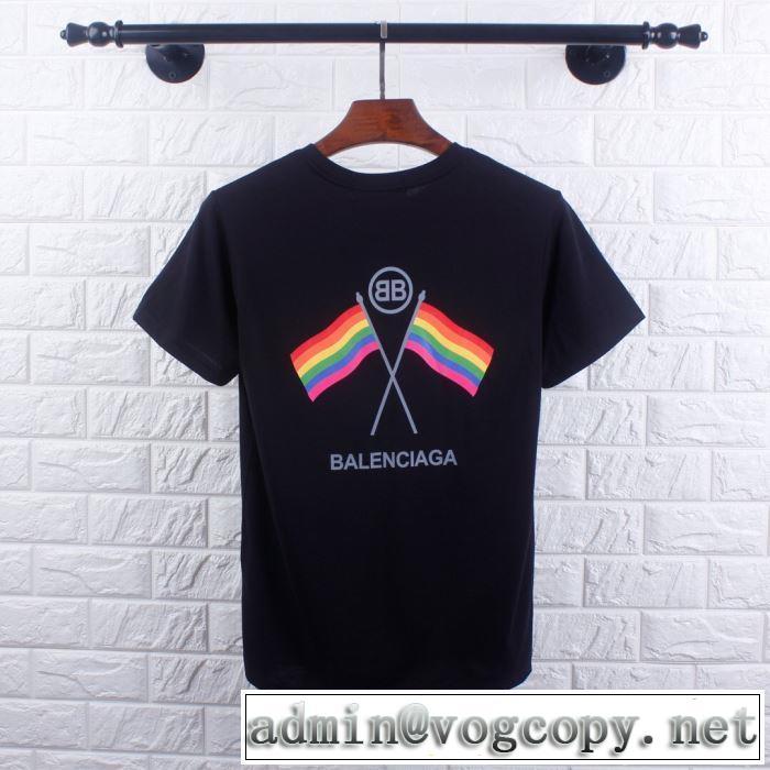 2色可選  夏大人気のアイテム バレンシアガ BALENCIAGA 2019春夏のトレンド新商品半袖Tシャツ 鮮度が手に入る