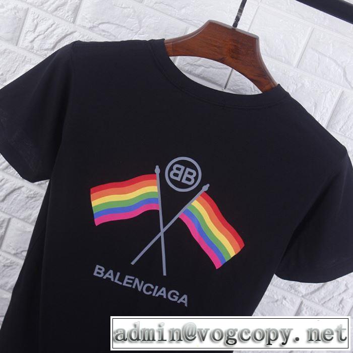 2色可選  夏大人気のアイテム バレンシアガ BALENCIAGA 2019春夏のトレンド新商品半袖Tシャツ 鮮度が手に入る
