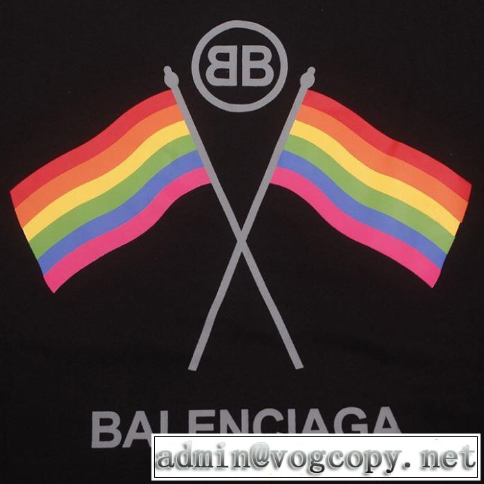 2色可選  夏大人気のアイテム バレンシアガ BALENCIAGA 2019春夏のトレンド新商品半袖Tシャツ 鮮度が手に入る