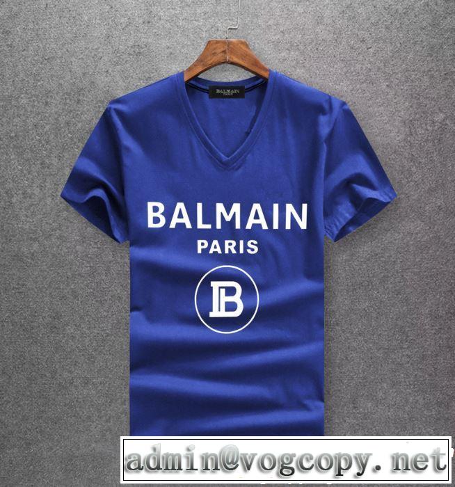 BALMAIN バルマン 半袖Tシャツ 3色可選 2019年春夏のトレンドアイテム 今季トレンドの限定アイテム