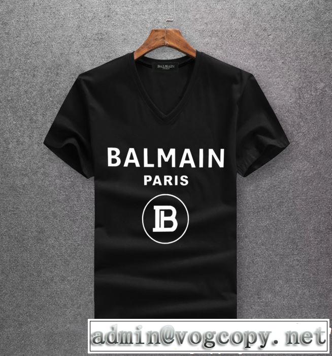 BALMAIN バルマン 半袖Tシャツ 3色可選 2019年春夏のトレンドアイテム 今季トレンドの限定アイテム