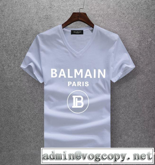 BALMAIN バルマン 半袖Tシャツ 3色可選 2019年春夏のトレンドアイテム 今季トレンドの限定アイテム