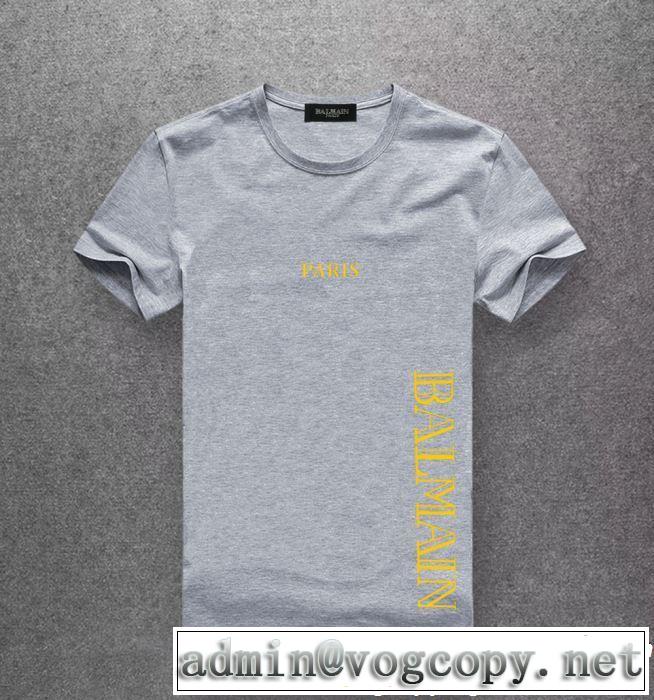 BALMAIN バルマン 半袖Tシャツ 多色可選 2019春夏トレンドアイテム 素敵カジュアルの春夏コレクション