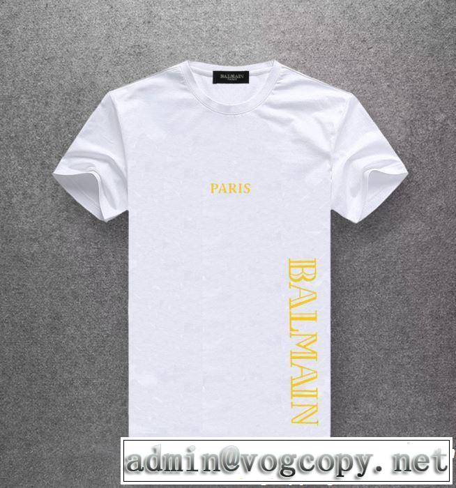 BALMAIN バルマン 半袖Tシャツ 多色可選 2019春夏トレンドアイテム 素敵カジュアルの春夏コレクション