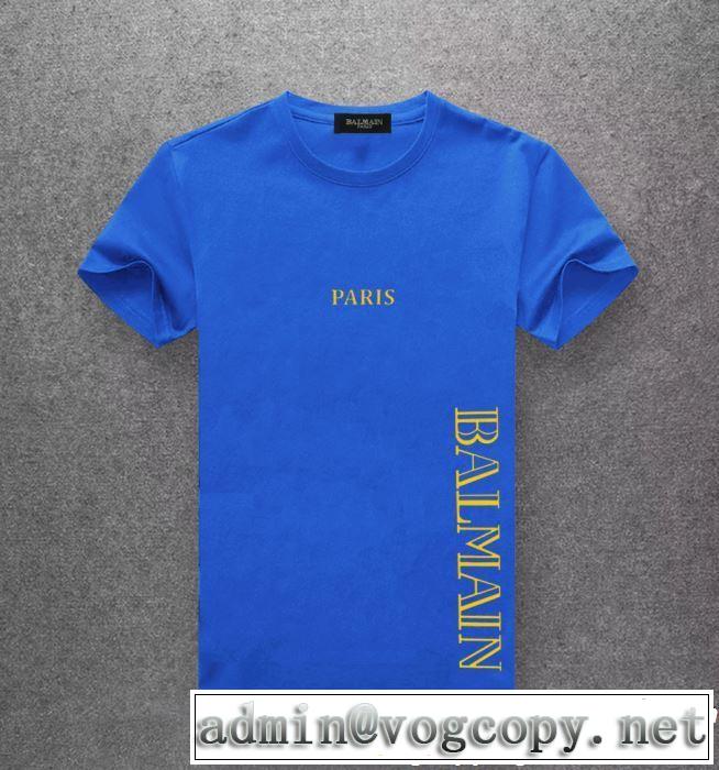 BALMAIN バルマン 半袖Tシャツ 多色可選 2019春夏トレンドアイテム 素敵カジュアルの春夏コレクション