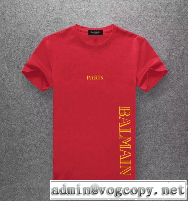 BALMAIN バルマン 半袖Tシャツ 多色可選 2019春夏トレンドアイテム 素敵カジュアルの春夏コレクション