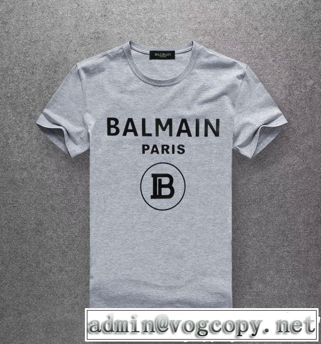 2019年春夏シーズンの人気 オススメしたい最新注目ファション BALMAIN バルマン 半袖Tシャツ 多色可選