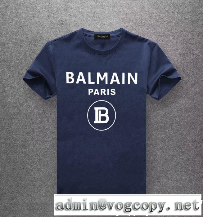 2019年春夏シーズンの人気 オススメしたい最新注目ファション BALMAIN バルマン 半袖Tシャツ 多色可選