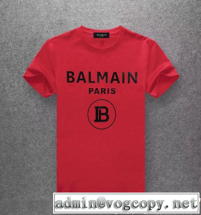2019年春夏シーズンの人気 オススメしたい最新注目ファション BALMAIN バルマン 半袖Tシャツ 多色可選