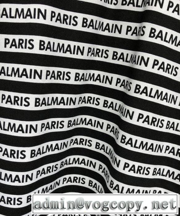 バルマンやっと見つけた国内即発 BALMAIN  Tシャツ/半袖  2色可選 2019限定 男性に人気