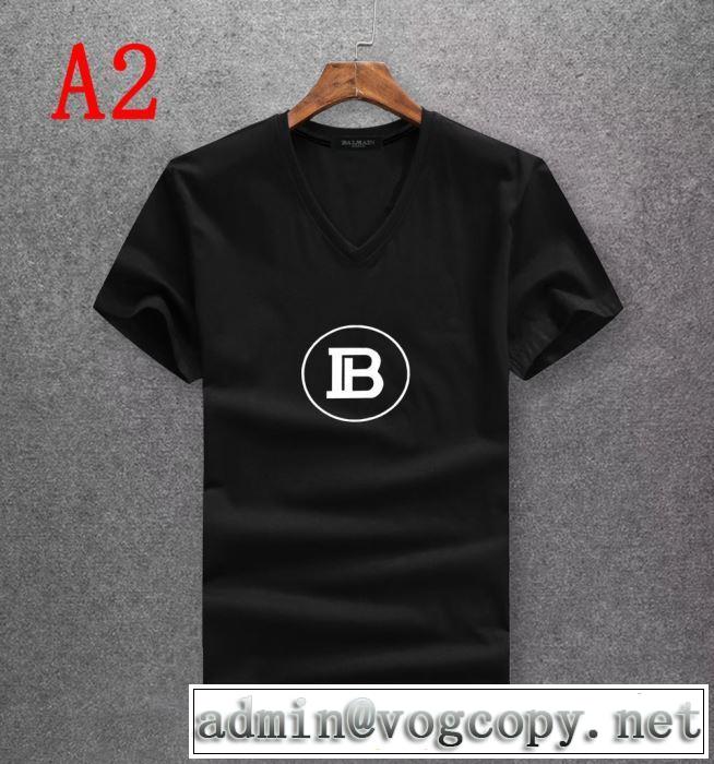 正規品保証19春夏 バルマン  Tシャツ/半袖  多色可選最新先取りおしゃれなロゴ入り BALMAIN