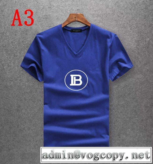 正規品保証19春夏 バルマン  Tシャツ/半袖  多色可選最新先取りおしゃれなロゴ入り BALMAIN