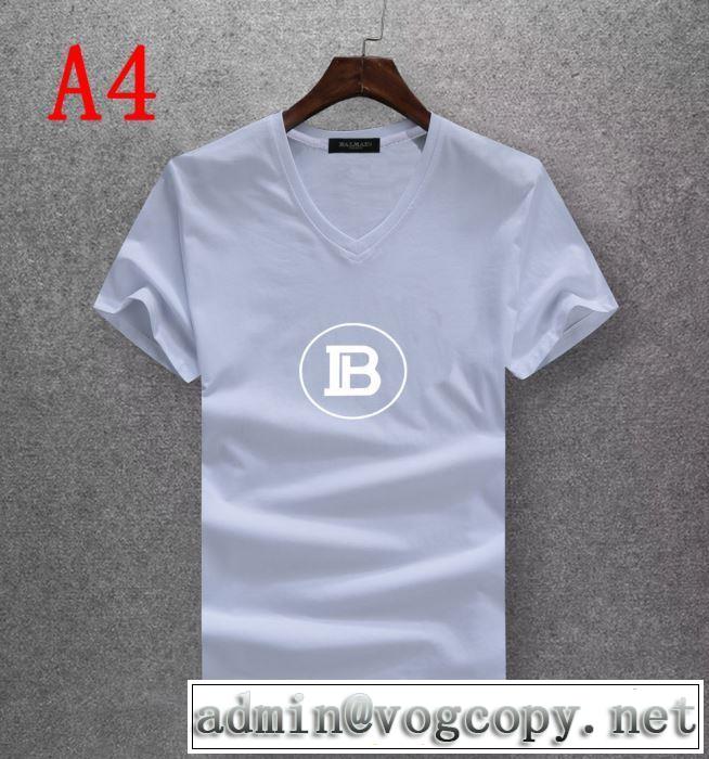 正規品保証19春夏 バルマン  Tシャツ/半袖  多色可選最新先取りおしゃれなロゴ入り BALMAIN