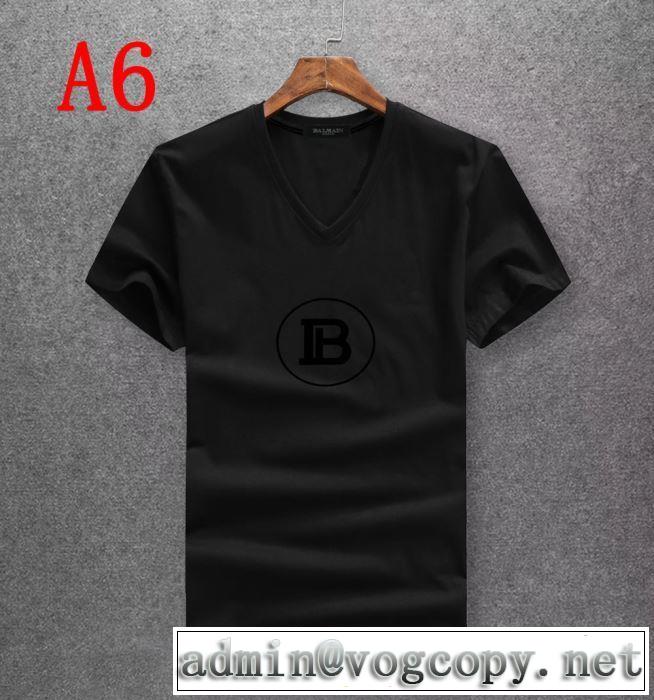 正規品保証19春夏 バルマン  Tシャツ/半袖  多色可選最新先取りおしゃれなロゴ入り BALMAIN